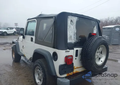 2004 Jeep Wrangler Sport из США, поврежденный, VIN 1J4FA49S24P771036